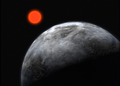 La planète Gliese 581 c - Crédit: ESO