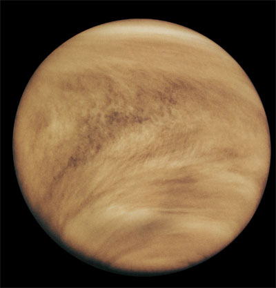 Vénus - Crédit: Nasa/JPL/Ciel & Espace Photos