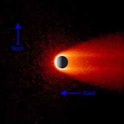 Queue de sodium de Mercure - Crédit: NASA/JHUAPL/Carnegie Institution